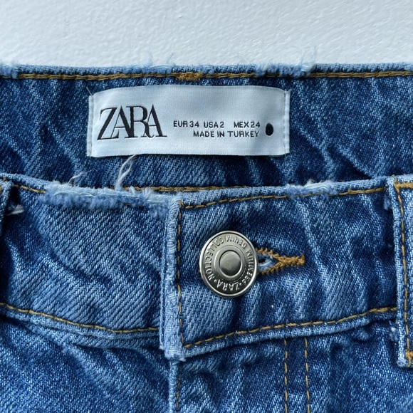 Zara 90’s Full Length Jeans Size 2 - Picture 4 of 16